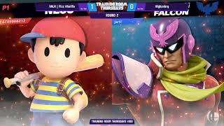 TRT 100 WQ VALK  Fizz Khalifa Ness vs Highznbrg Captain Falcon [upl. by Lebatsirhc]