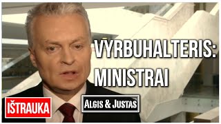 Algis ir Justas Vyrbuhalteris Ministrai TEASER [upl. by Akirdna]