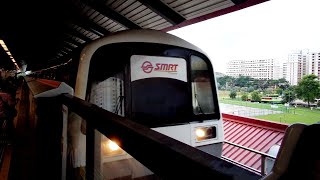 Singapore MRT ride from Sembawang to Woodlands South train station 1 of 2 [upl. by Lilla931]