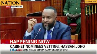 Mining CS nominee Hassan Joho I got a D in secondary school but today I hold two degrees [upl. by Marola]