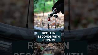 ⏱️ Refill in seconds with Jetvalve 🚀 OptimisedByWeldtite Cycling MTB [upl. by Nnyrat11]