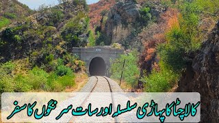 Train Journey Through the Mountains of Kaala Chitta Series  Seven sister Tunnels [upl. by Arbed]