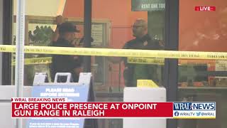 Police seen at Raleigh shooting range [upl. by Reggis832]