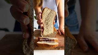 Easy Red Lentil Quinoa Bread GlutenFree plantbasedrecipes [upl. by Nylyrehc837]