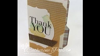 File Folders  Stampin Up Envelope Punch Board [upl. by Jaworski472]