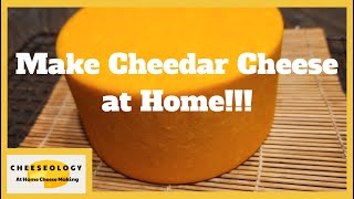 Make Cheddar Cheese at Home [upl. by Monetta]