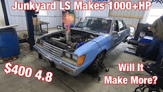 400 Junkyard 48 Makes Over 1000RWHP Turbocharged Ford LTD Sleeper 1000 Horsepower Grandma Car [upl. by Adidnac584]