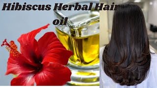 Herbal hair growth oilHindihibiscus hair growth oil [upl. by Nosraep14]