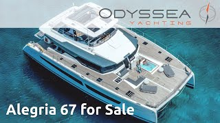 Fountaine Alegria 67 Power Catamaran for sale [upl. by Arleen]