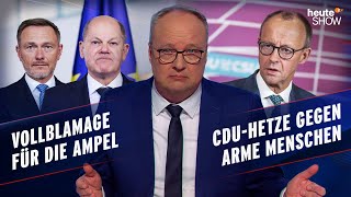 60MillardenLoch im Haushalt  Streit ums Bürgergeld  heuteshow vom 24112023 [upl. by Ayad274]