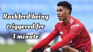 Marcus Rashford being triggered for a minute straight 😂🤣 [upl. by Diarmit]