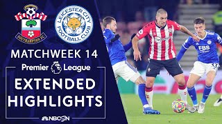 Southampton v Leicester City  PREMIER LEAGUE HIGHLIGHTS  1212021  NBC Sports [upl. by Reddy]