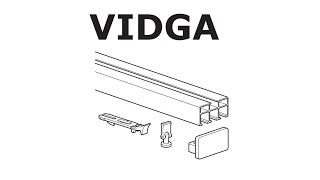 HOW TO INSTALL IKEA VIDGA RAIL TRIPLE TRACK [upl. by Eustashe]