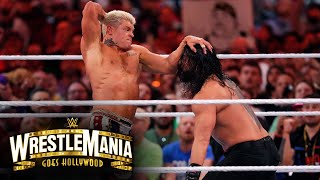 Roman Reigns vs Cody Rhodes  WWE Universal Championship Match WrestleMania 39 Sunday Highlights [upl. by Jolynn]