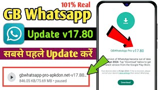 Gb Whatsapp update  Gb Whatsapp 1780 update  Gb Whatsapp login fix [upl. by Iidnarb]