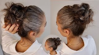 Easy Hairstyle For You To Try On Yourself 😍 [upl. by Leena]