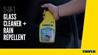 2 in 1 Glass Cleaner amp Rain Repellent  Usage and results [upl. by Ifok]