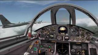 XPlane 9  CF104 Starfighter over Germany [upl. by Ferris366]