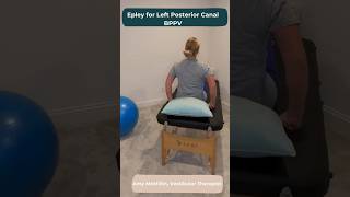 Left Epley Vertigo Exercises for Benign Paroxysmal Positional Vertigo BPPV vestibular shorts [upl. by Nylrehs]