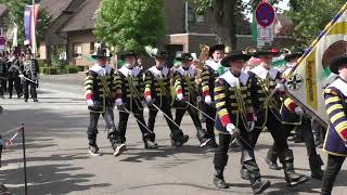 Brauchtum amp Tradition NRW  528 Schützenfest Bedburg Königshoven 2024 Morgenparade 29062024 [upl. by Aileve]