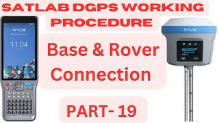 RTK GPS GNSS with Base and Rover I RTK Survey With GPS I Satlab Dgps I SATLAB DGPS FULL TRAINING [upl. by Flor]