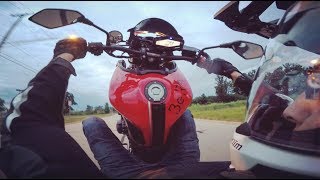 Learning to Wheelie the Yamaha FZ09 [upl. by Casavant574]