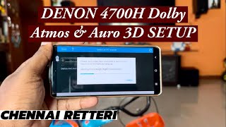 Denon AVCX4700h 101 AURO 3D amp dolbyatmos setup Calibration in CHENNAI [upl. by Nohsreg]