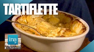 Recette  La véritable tartiflette de Pierre Coucke  Archive INA [upl. by Hacissej]