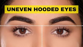 How To Everyday Makeup On UNEVEN HOODED Eyes [upl. by Eleirbag742]