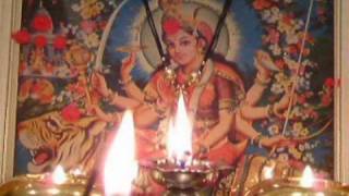 NAVRATRI AARTI Jai Adhyashakti VIRTUAL AARTI WITH REAL FLAME for performing aarti from laptopPC [upl. by Adnilim616]