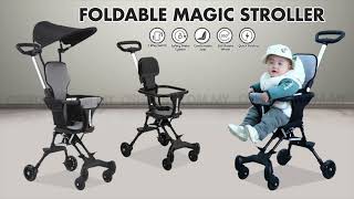 2 Way Facing Foldable Magic stroller [upl. by Caroline]