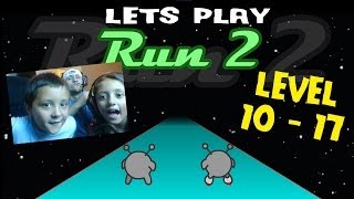 Lets Play RUN 2 SKATE Level 10  17 w The Skylander Girl Boy and Dad Cool Math Games Face Cam [upl. by Anipsed]