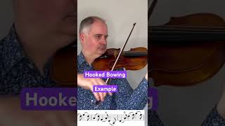 Hooked Bowing Technique on violin [upl. by Odlaner699]