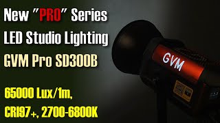 The New GVM Pro SD300B LED Studio Lighting Review ep470 [upl. by Now527]