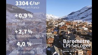 Les prix immobiliers en France  Janvier 2019 [upl. by Gad]