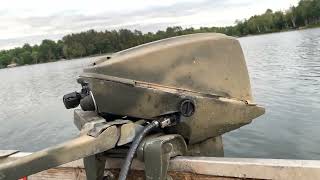 1978 Evinrude 15hp outboard motor [upl. by Sible]