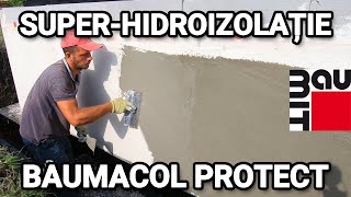 58 Hidroizolare cu Baumacol Protect la fundatie Partea II casapasiva passivehouse [upl. by Nylrehc]