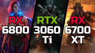 RX 6800 vs RTX 3060 Ti vs RX 6700 XT  Test in 20 Games [upl. by Nylzor]