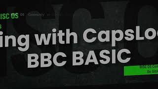 Playing with CapsLock LED in BBC BASIC on RISC OS [upl. by Paloma627]