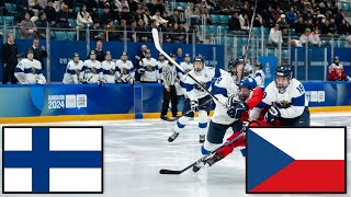 SUOMI VS TŠEKKI SEMIFINAALIT OLYMPIALAISET U16 2024 [upl. by Ermin]