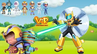 vir the robot boy  vir  robo boy  robo boy suit on  robot boy  cartoon [upl. by Farika]