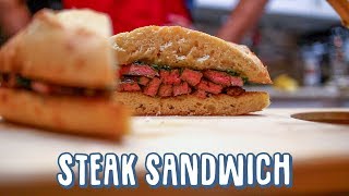 Delicious Chimichurri Steak Sandwich Recipe [upl. by Neville]