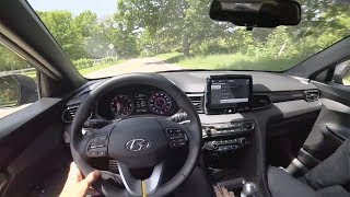 2019 Hyundai Veloster Turbo RSpec 6MT  POV Driving Impressions Binaural Audio [upl. by Nayrbo614]