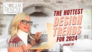 Top 5 Design Trends in 2024  Try Them in Your Home  Colour Rescue with Maria Killam Episode 20 [upl. by Schou]