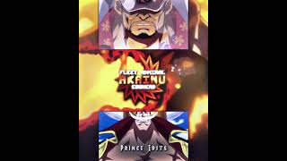 One Piece  Old Whitebeard Vs Fleet Admiral Akainu  onepiece anime manga edit alightmotion [upl. by Sisak]