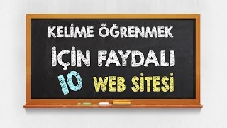 Kelime Öğrenmede Faydalı 10 Web Sitesi [upl. by Karen]