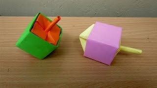 How to Make a Paper Dreidel  Easy Tutorials [upl. by Nevai]