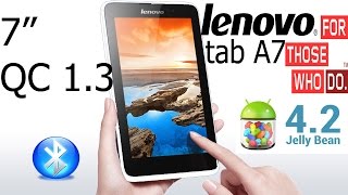 Review lenovo tab A7 A3300 ESPAÑOL [upl. by Aissert]