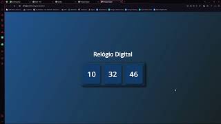 Relógio Digital HTML CSS e Javascript [upl. by Lehsreh]