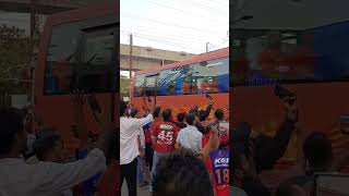 Srh vs RR srh team entry Rajiv Gandhi International Stadium Hyderabad  srh orange army entry [upl. by Lertsek931]